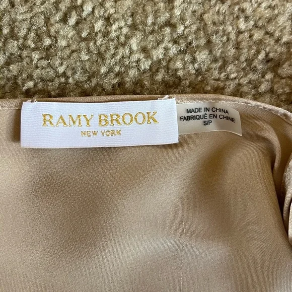 Ramy Brook Cara gold halter Top sz S - Picture 8 of 8